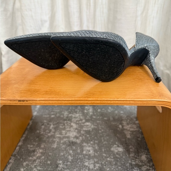 Michael Kors Metallic Gray Pointed-Toe D'Orsay Pumps - Picture 5 of 5